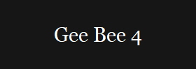 Gee Bee 4